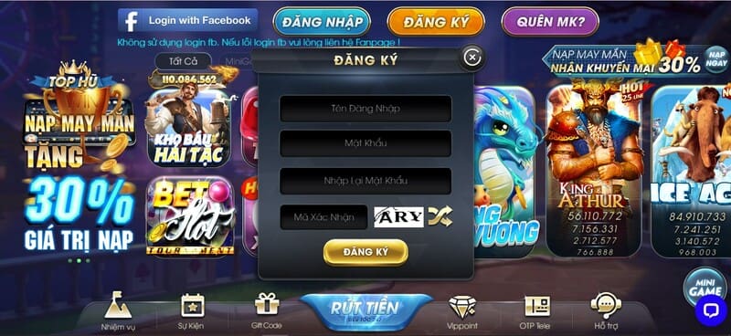 Link vào cổng game mới nhất