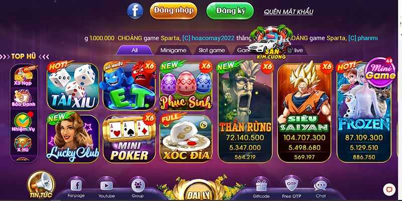 Những sản phẩm ăn khách nhất tại game bài đổi thưởng Vin99Club